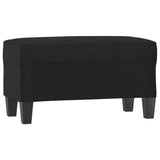 Banc Noir 70x35x41 cm Similicuir