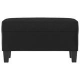 Banc Noir 70x35x41 cm Similicuir