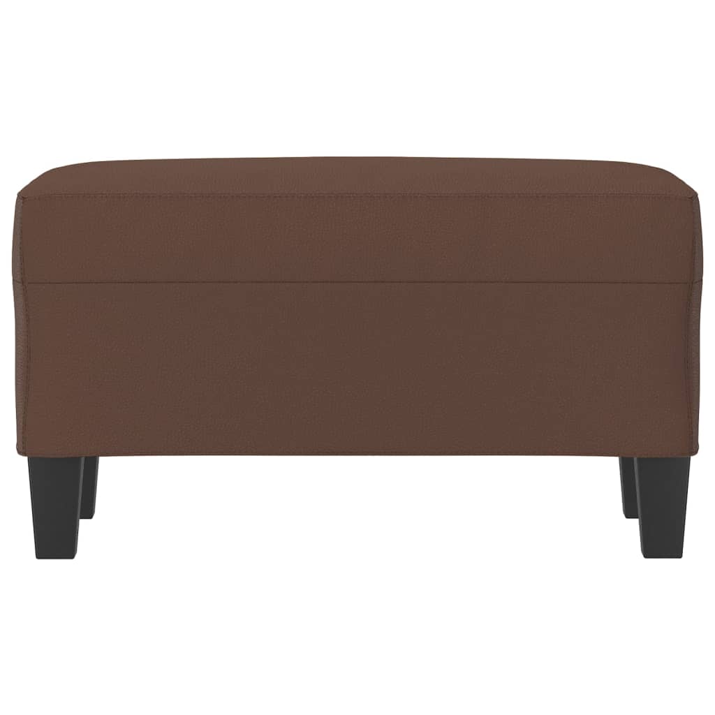 Banc Marron 70x35x41 cm Similicuir