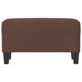 Banc Marron 70x35x41 cm Similicuir