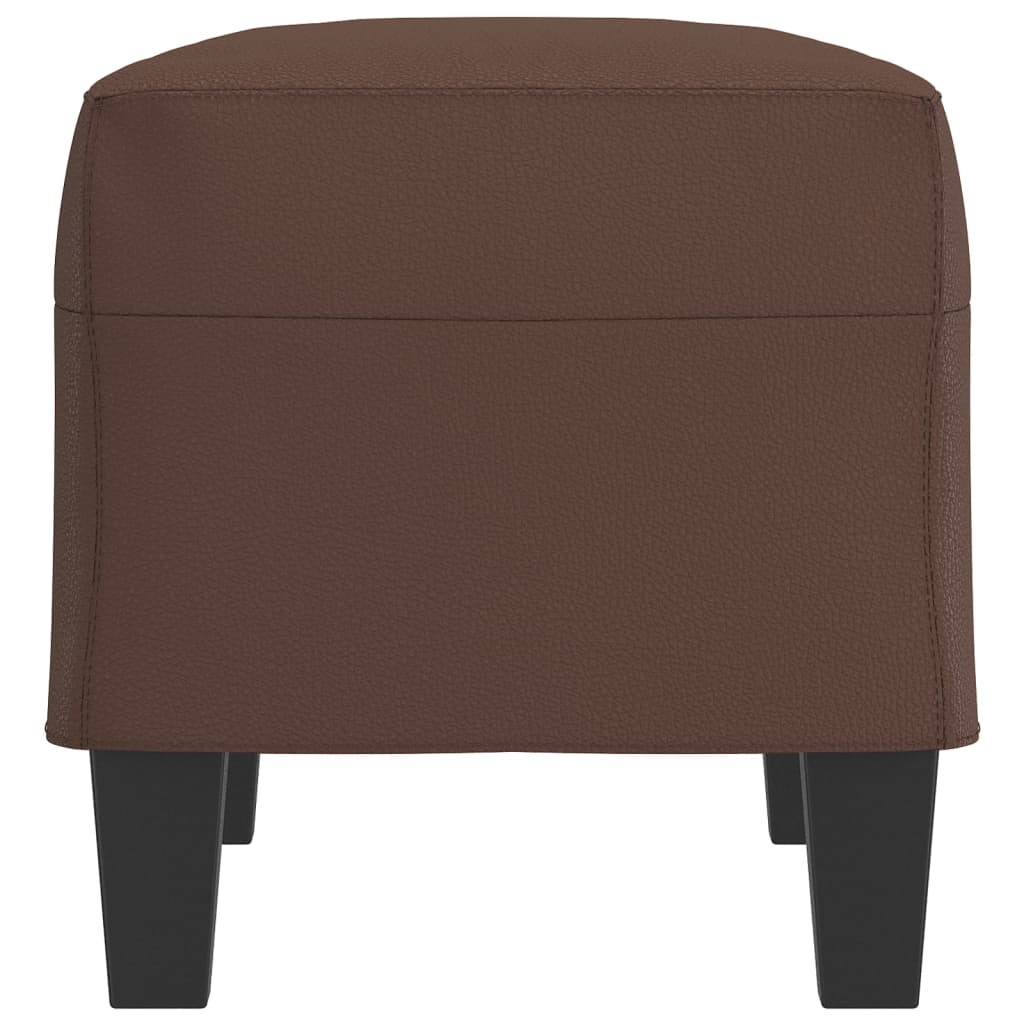 Banc Marron 70x35x41 cm Similicuir