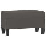 Banc Gris 70x35x41 cm Similicuir