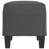 Banc Gris 70x35x41 cm Similicuir