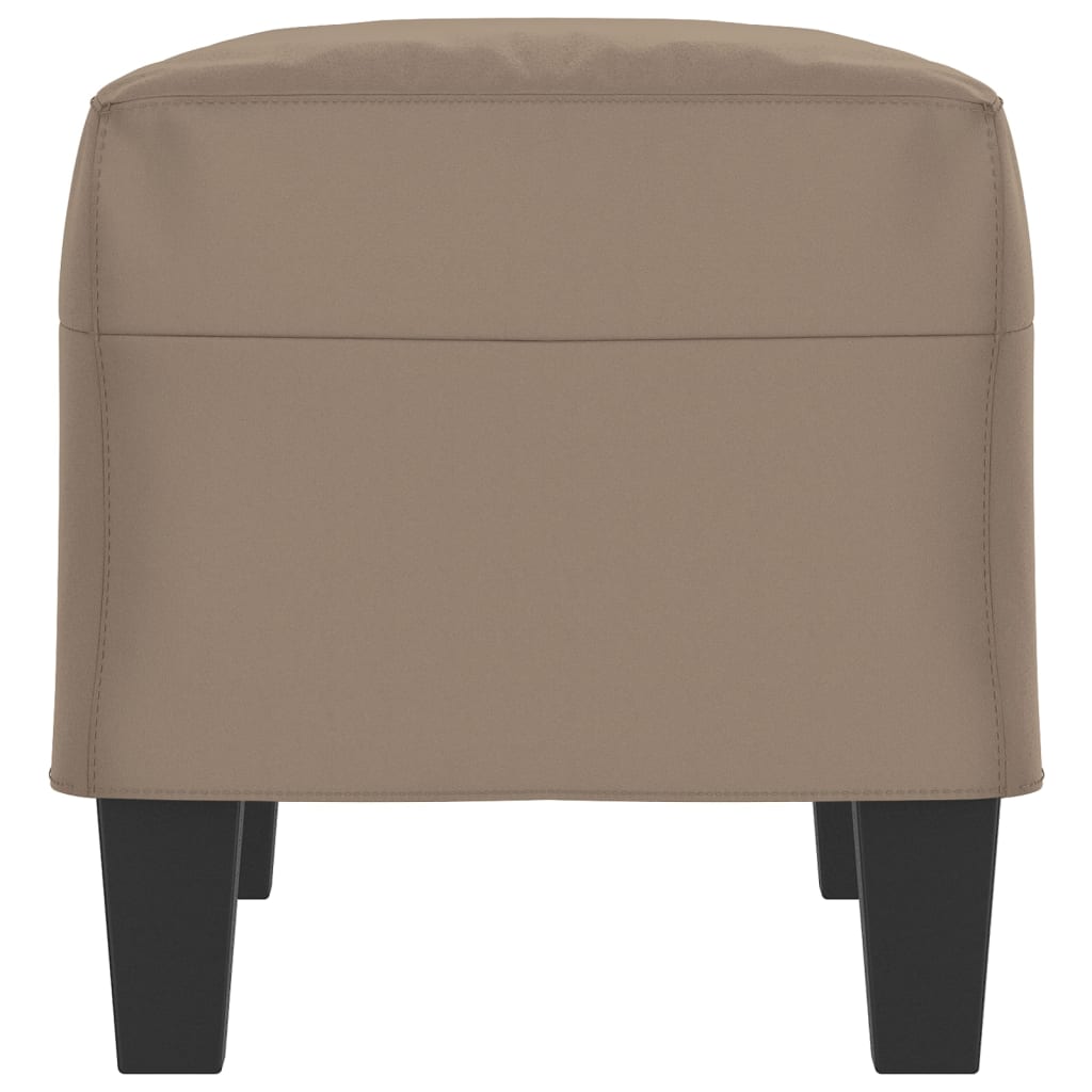 Banc Taupe 70x35x41 cm Tissu microfibre