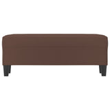 Banc Marron 100x35x41 cm Similicuir