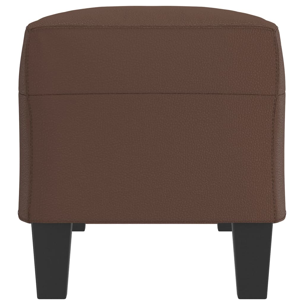 Banc Marron 100x35x41 cm Similicuir