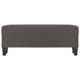 Banc Gris 100x35x41 cm Similicuir