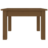 Table basse Marron miel 45x45x30 cm Bois massif de pin