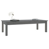 Couchtisch Grau 110x50x30 cm Massives Kiefernholz