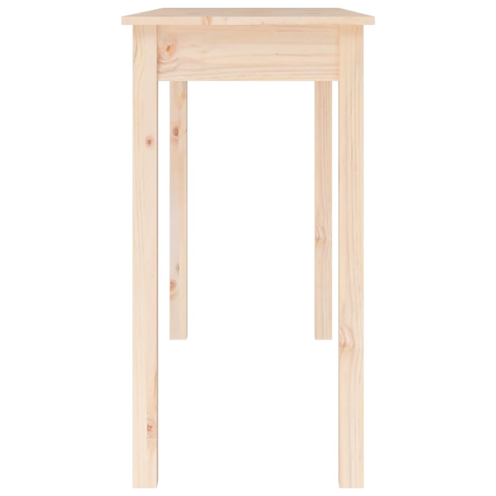 Table console 110x40x75 cm Bois massif de pin