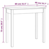 Konsolentisch 80x40x75 cm Massives Kiefernholz