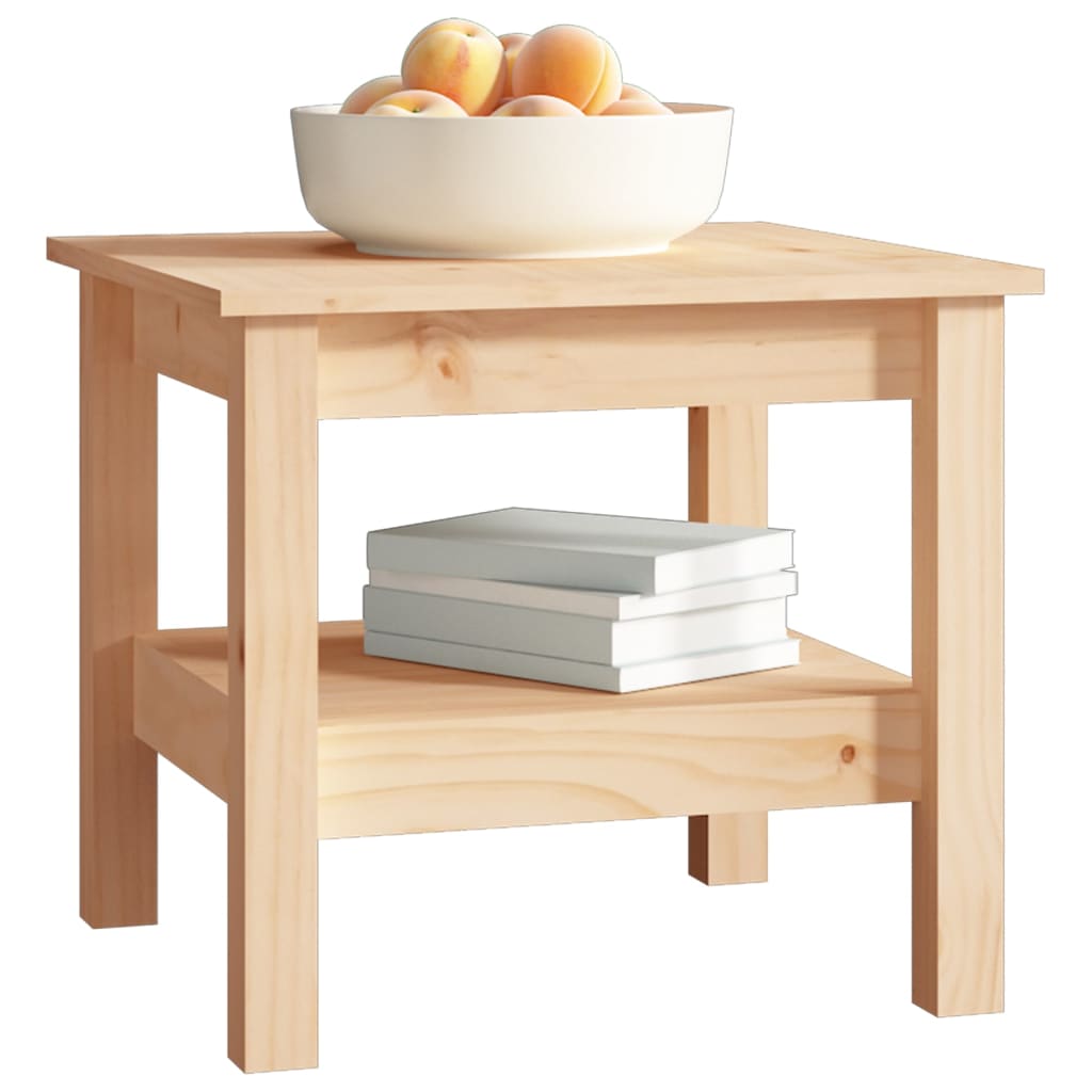 Table basse 45x45x40 cm Bois massif de pin