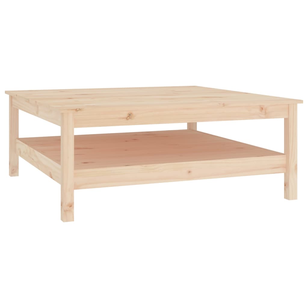 Table basse 100x100x40 cm Bois massif de pin