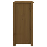 Buffet Marron miel 100x35x74,5 cm Bois massif de pin