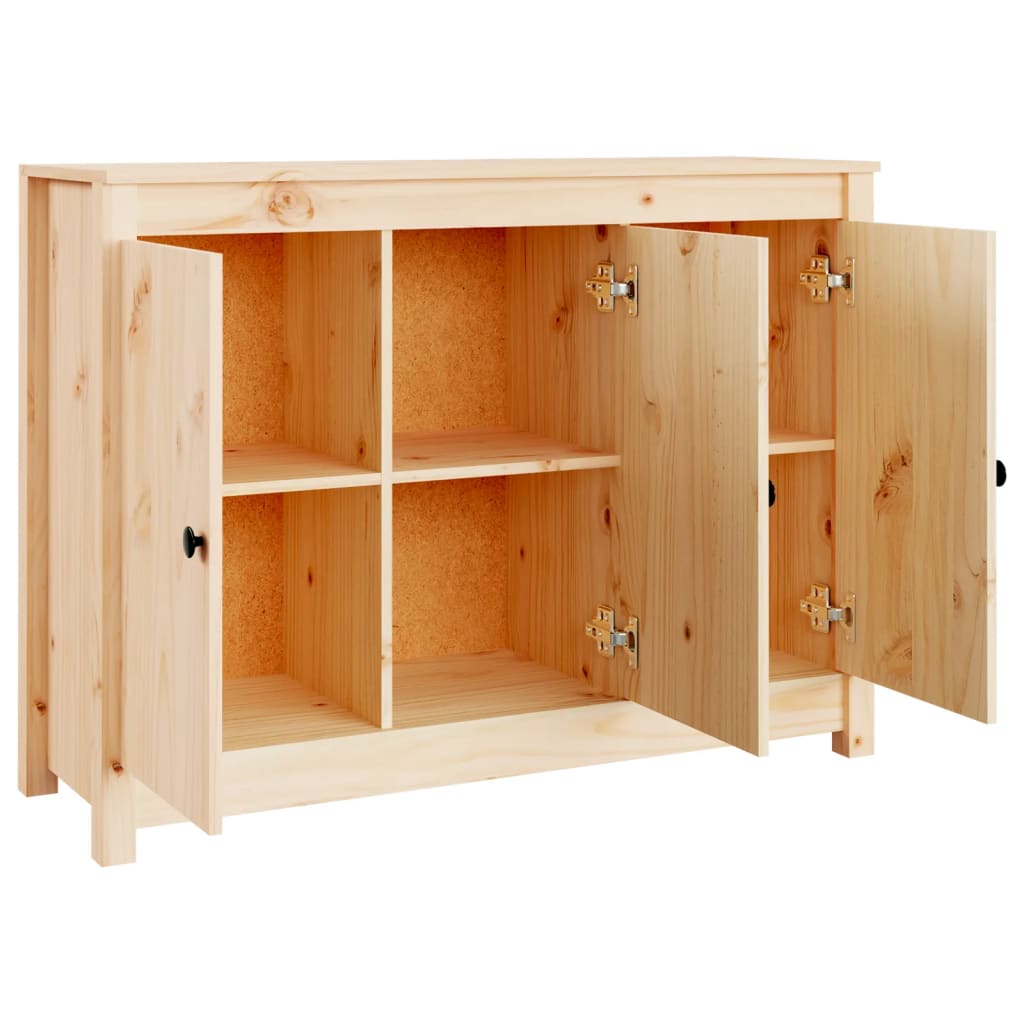 Buffet 100x35x74 cm Bois massif de pin