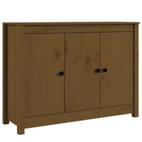 Honey Brown Sideboard 100x35x74 cm Solid Pine Wood