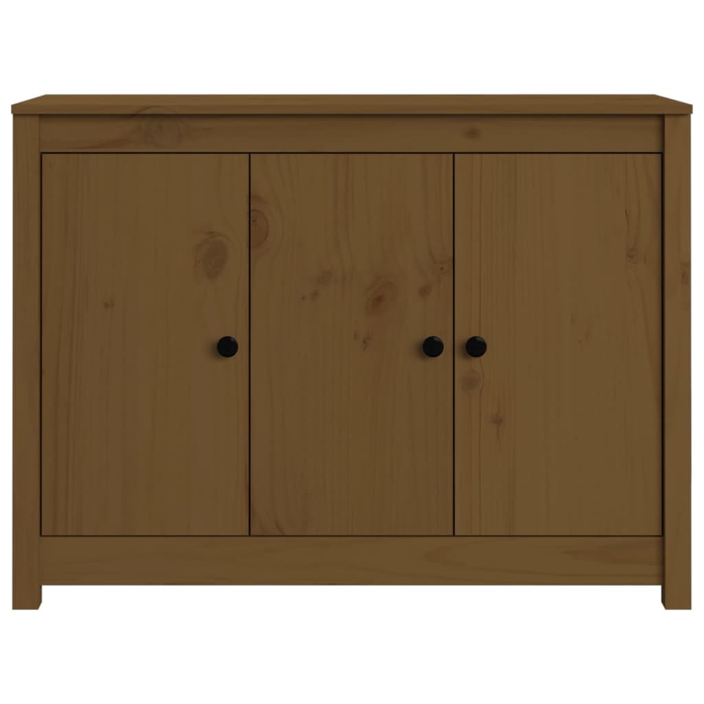 Honey Brown Sideboard 100x35x74 cm Solid Pine Wood