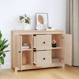 Sideboard 100x35x74 cm Solid pine wood