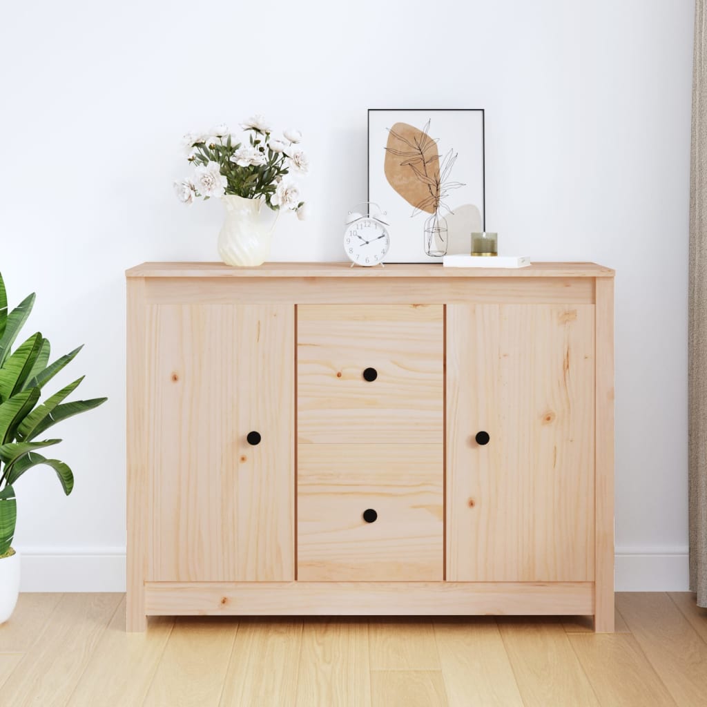 Sideboard 100x35x74 cm Solid pine wood