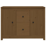 Buffet Marron miel 100x35x74 cm Bois massif de pin