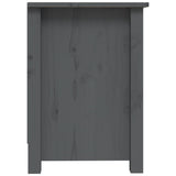 Meuble TV Gris 103x36,5x52 cm Bois de pin massif