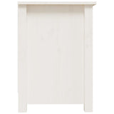 Meuble TV Blanc 70x36,5x52 cm Bois de pin massif