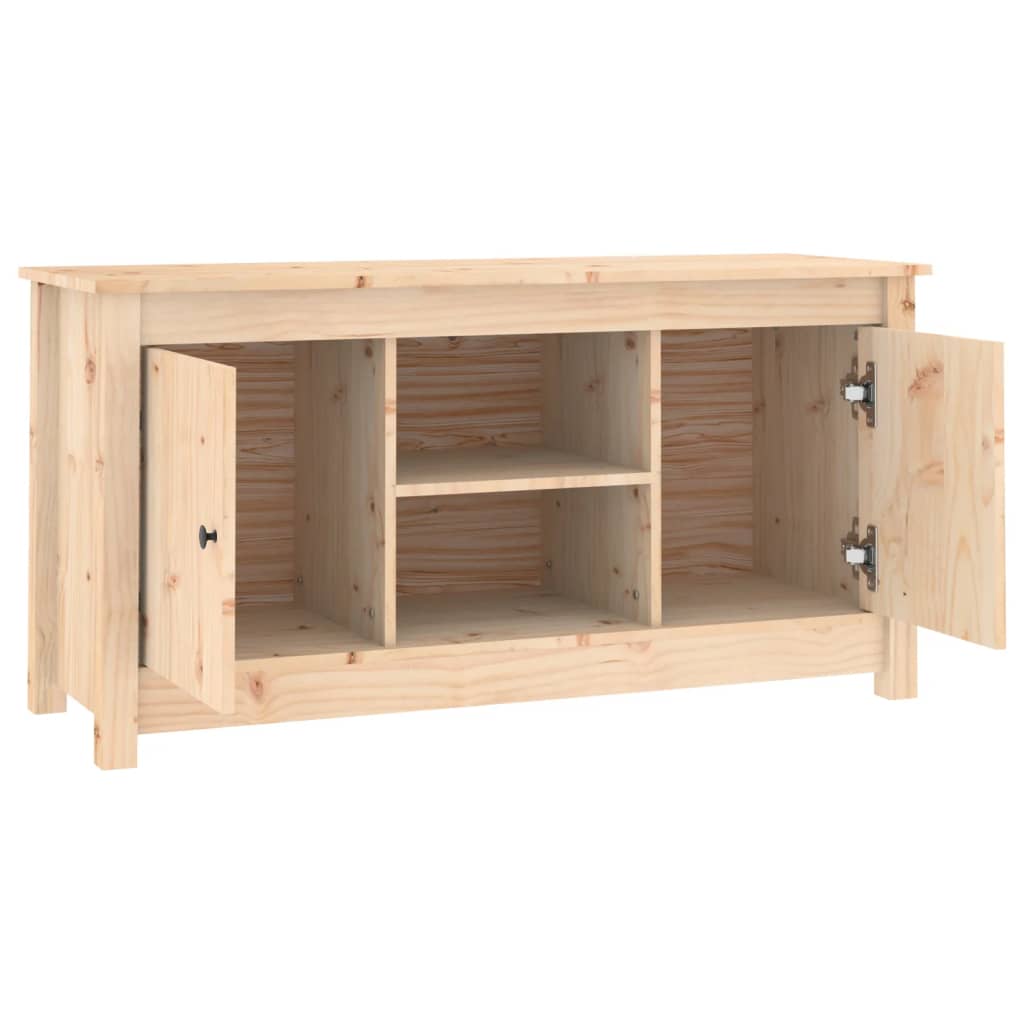 Meuble TV 103x36,5x52 cm Bois de pin massif