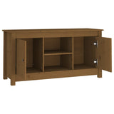 Honey Brown TV Cabinet 103x36.5x52 cm Solid Pine Wood