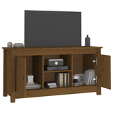 Honey Brown TV Cabinet 103x36.5x52 cm Solid Pine Wood