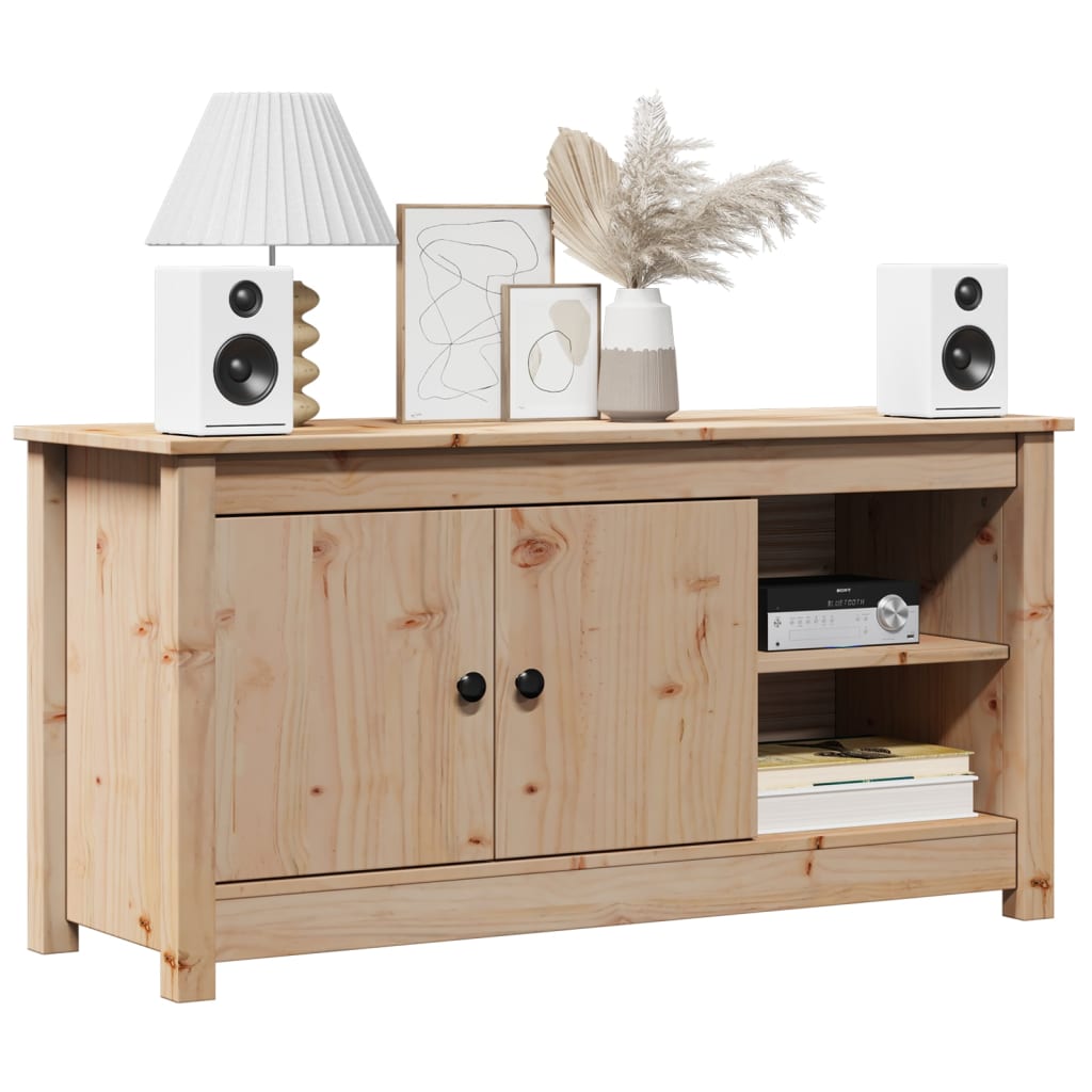 Meuble TV 103x36,5x52 cm Bois de pin massif