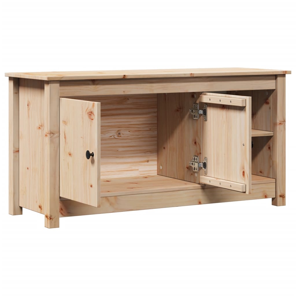 Meuble TV 103x36,5x52 cm Bois de pin massif