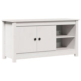 White TV cabinet 103x36.5x52 cm Solid pine wood