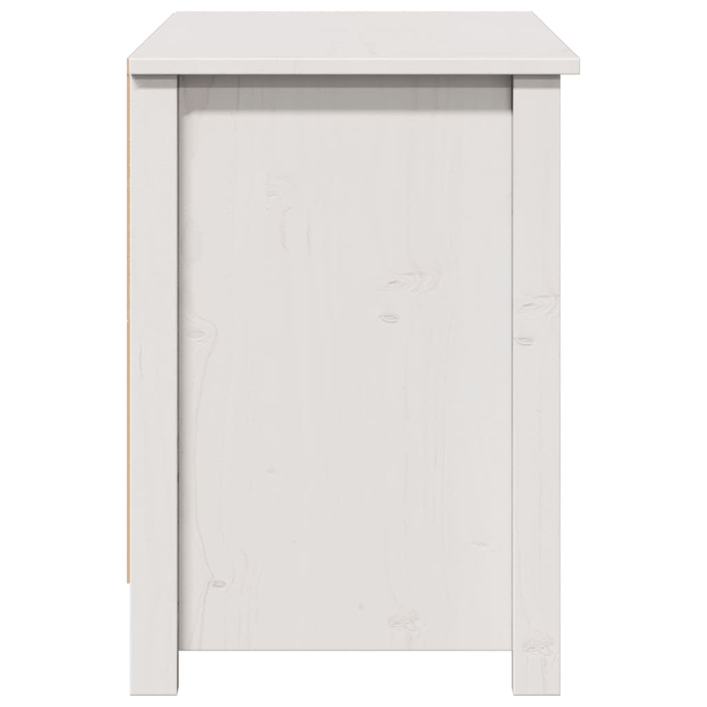 White TV cabinet 103x36.5x52 cm Solid pine wood