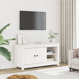 White TV cabinet 103x36.5x52 cm Solid pine wood