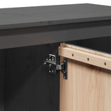 Meuble TV Gris 103x36,5x52 cm Bois de pin massif