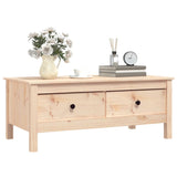 Table basse 100x50x40 cm Bois massif de pin