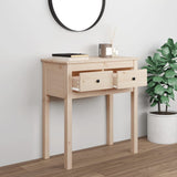 Table console 70x35x75 cm Bois massif de pin