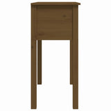 Table console Marron miel 70x35x75 cm Bois massif de pin