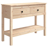 Table console 100x35x75 cm Bois massif de pin