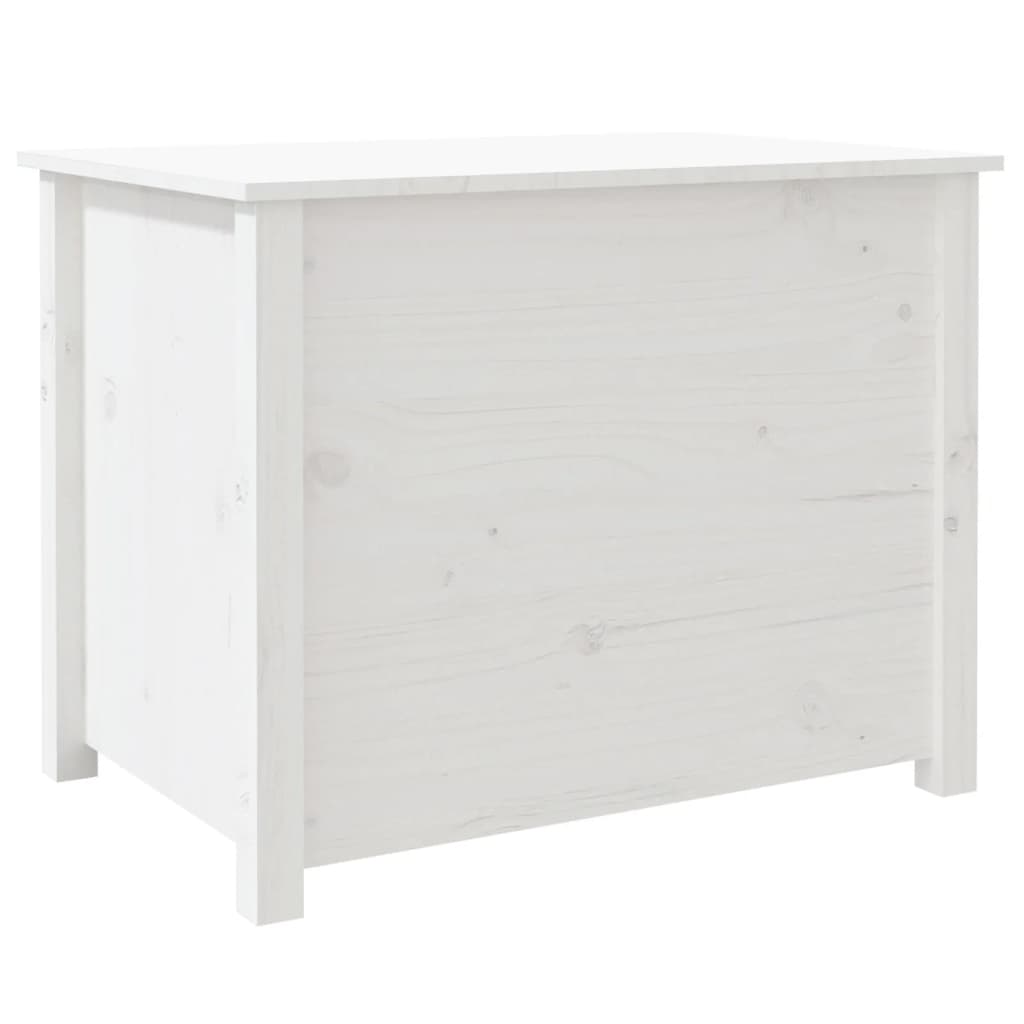 Coffee table White 71x49x55 cm Solid pine wood