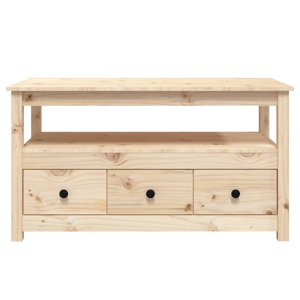 Table basse 102x49x55 cm Bois massif de pin