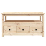 Table basse 102x49x55 cm Bois massif de pin