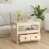 Table basse 71x49x55 cm Bois massif de pin