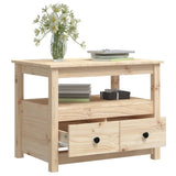 Table basse 71x49x55 cm Bois massif de pin