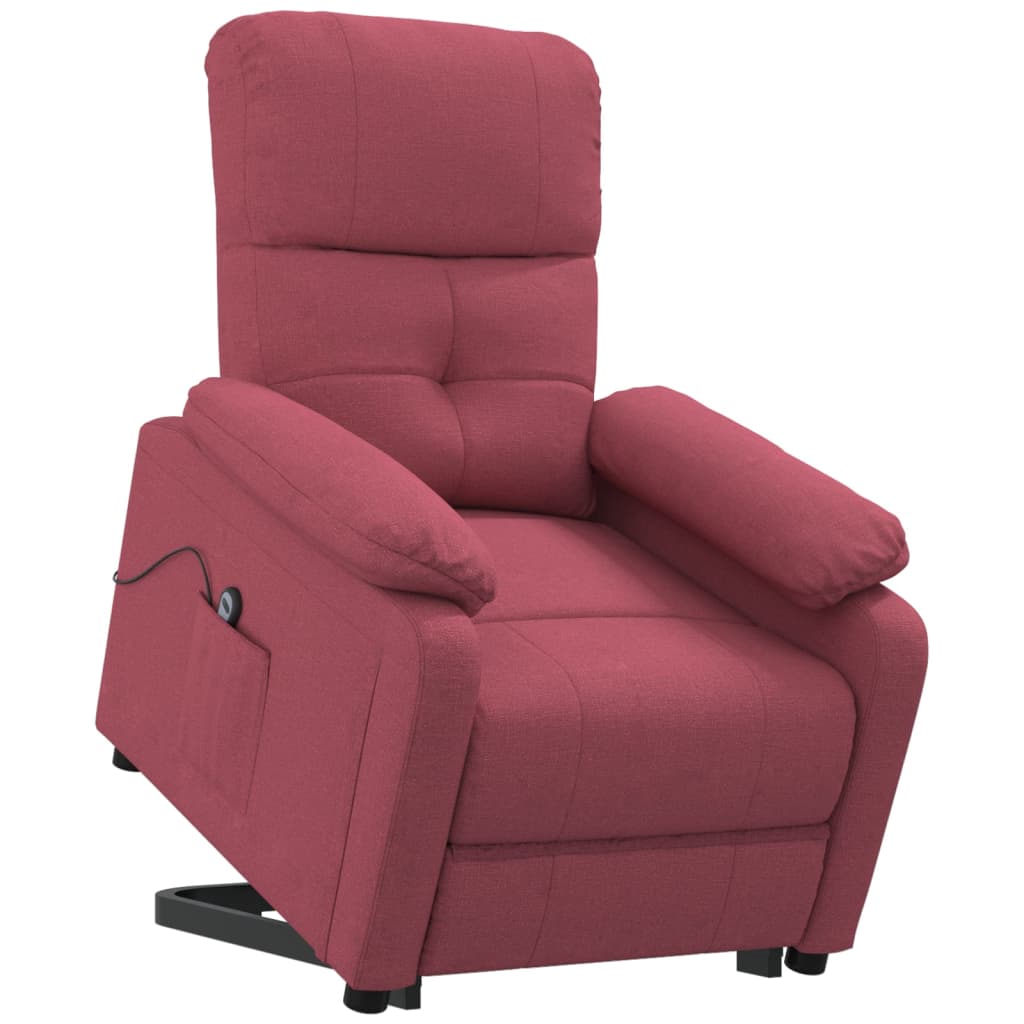 Fauteuil Rouge bordeaux Tissu