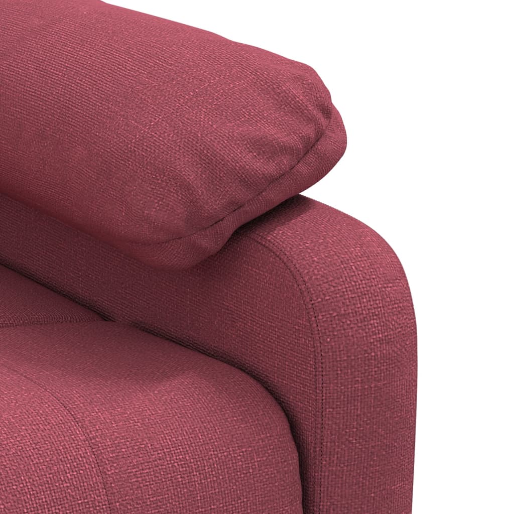 Fauteuil Rouge bordeaux Tissu