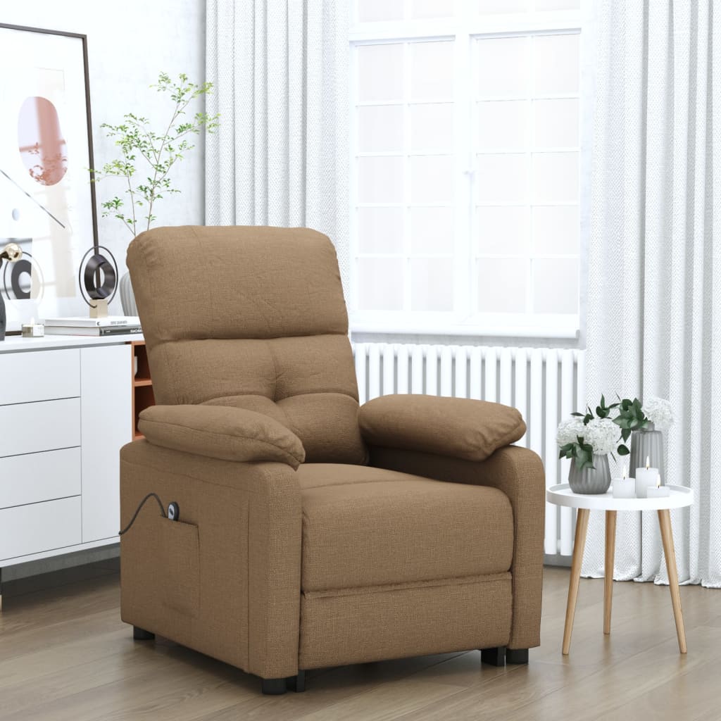 Fauteuil Marron Tissu