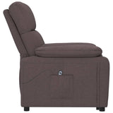 Fauteuil Marron foncé Tissu