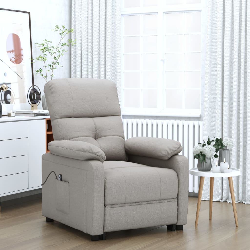 Fauteuil Taupe Tissu