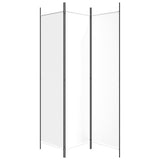 3-panel partition wall White 150x200 cm Fabric